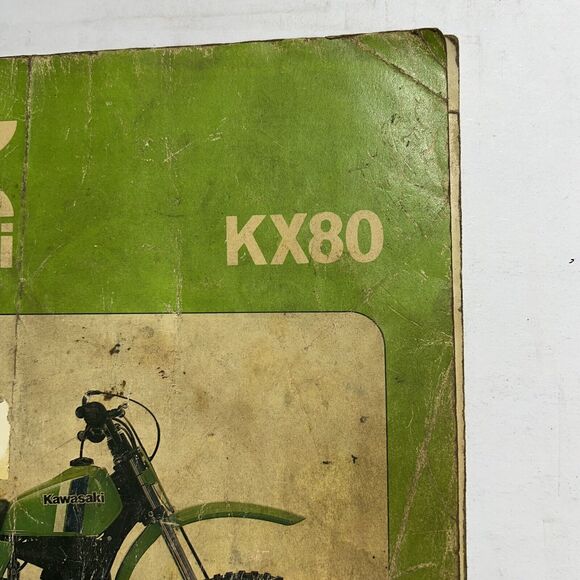 Kawasaki KX80 A2 B2 Owners Manual and Service Manual 99920 1038 01 - Picture 2 of 10